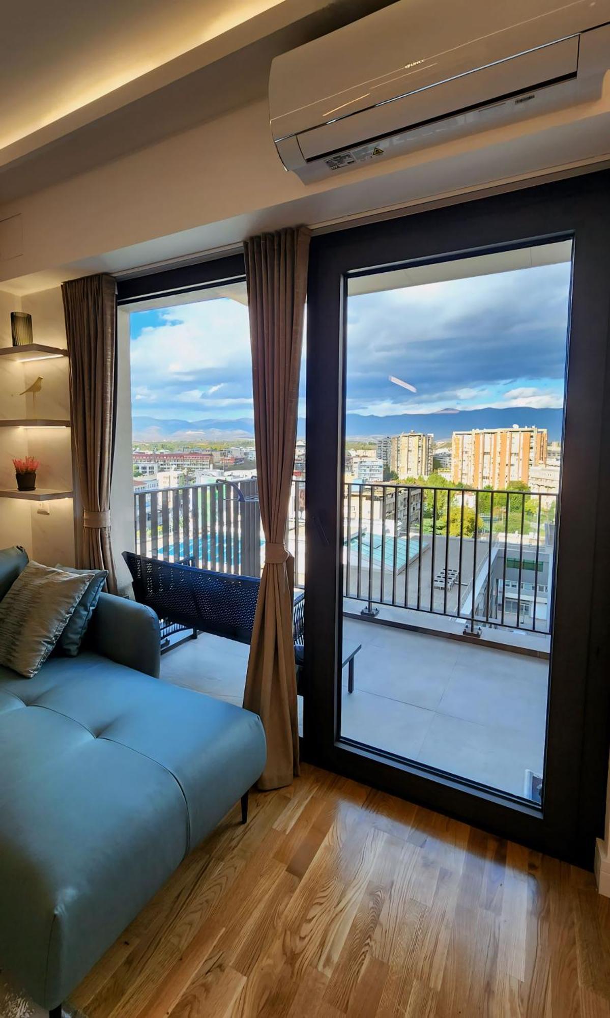 Diamond Residences 10Th Fl. Lux Apt. W/ City View Skopje Zewnętrze zdjęcie