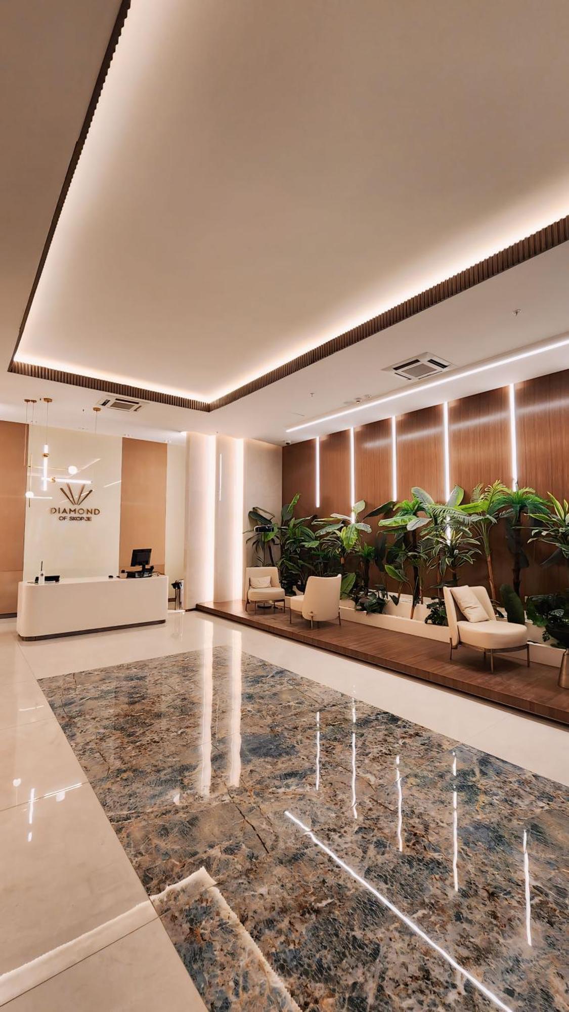 Diamond Residences 10Th Fl. Lux Apt. W/ City View Skopje Zewnętrze zdjęcie