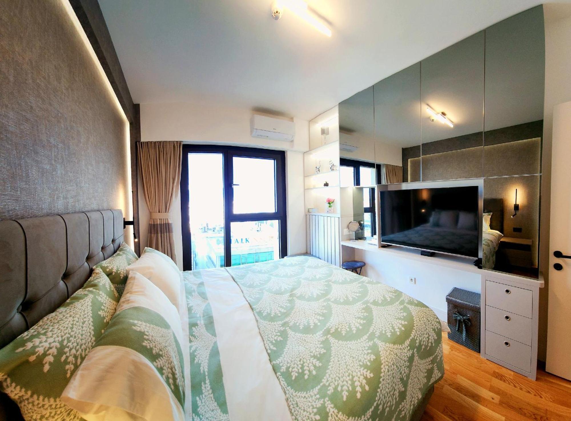 Diamond Residences 10Th Fl. Lux Apt. W/ City View Skopje Zewnętrze zdjęcie