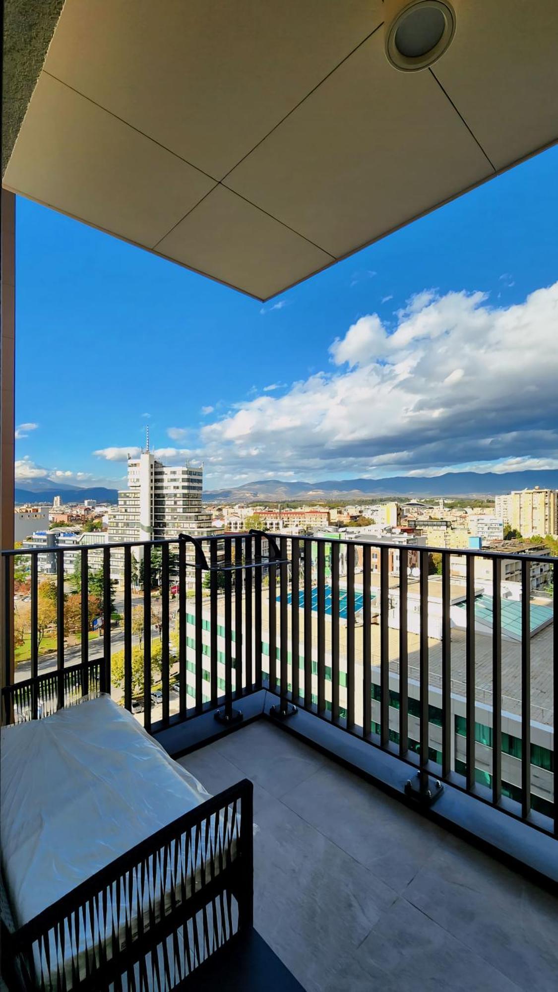 Diamond Residences 10Th Fl. Lux Apt. W/ City View Skopje Zewnętrze zdjęcie