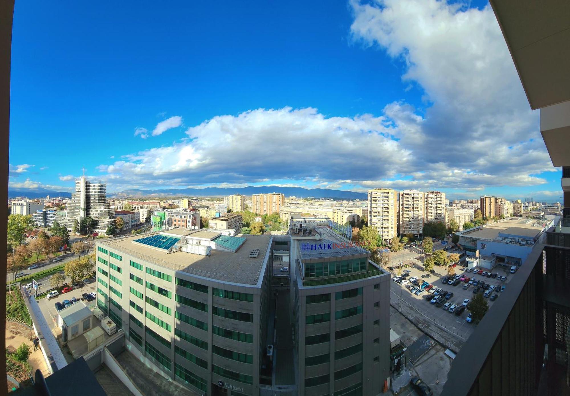 Diamond Residences 10Th Fl. Lux Apt. W/ City View Skopje Zewnętrze zdjęcie